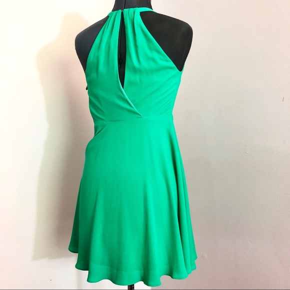 Express | Fit And Flare Halter Dress | Size: 0 - Picture 2 of 7